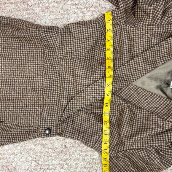 Jessakae Fox Group Size XXS Brown Plaid Short Sleeve Charlotte Shift Dress.  B6 - Picture 11 of 12